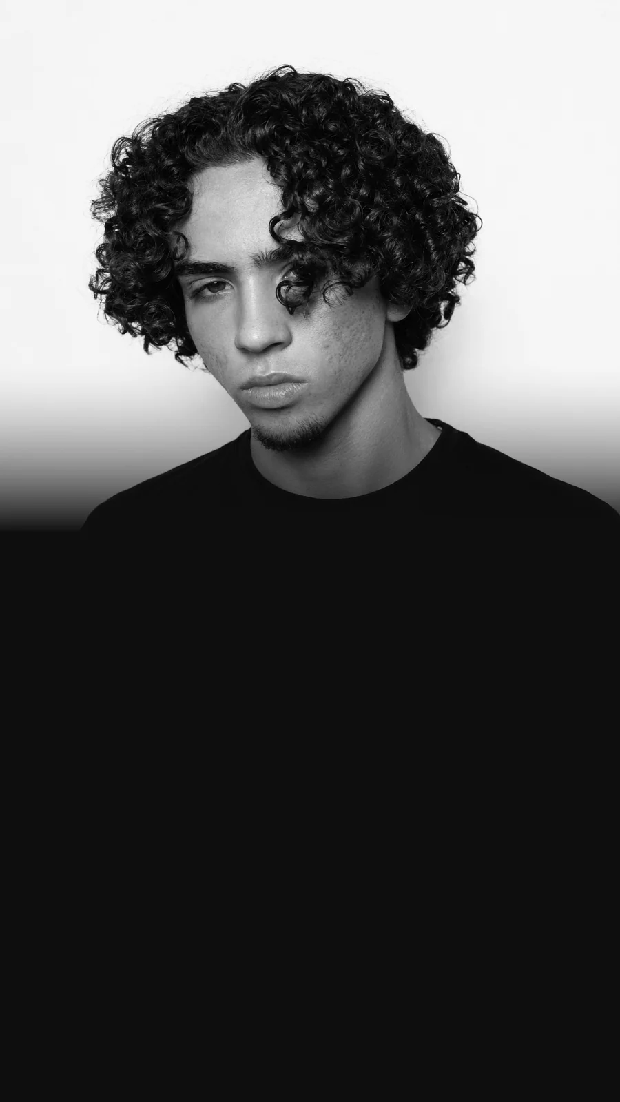 Youssef Belkhiria, portrait noir et blanc